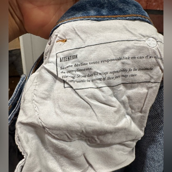 Sezane Blue Women's Jeans - Picture 8 of 13